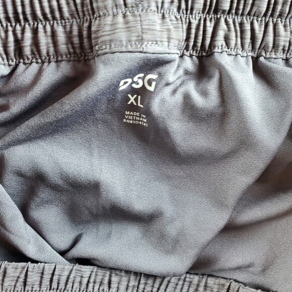 DSG Womens XL Mid Rise Stride Short Brief Lined Gray / Phantom Mist‎ Heather New - Picture 4 of 7